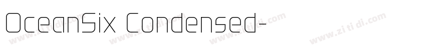 OceanSix Condensed字体转换